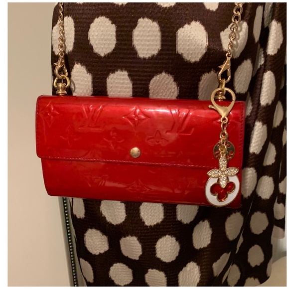 **NOT FOR SALE**Louis Vuitton Rare Dark Pink Sarah - Picture 6 of 8